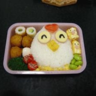 キャラ弁♪鳥親子♪